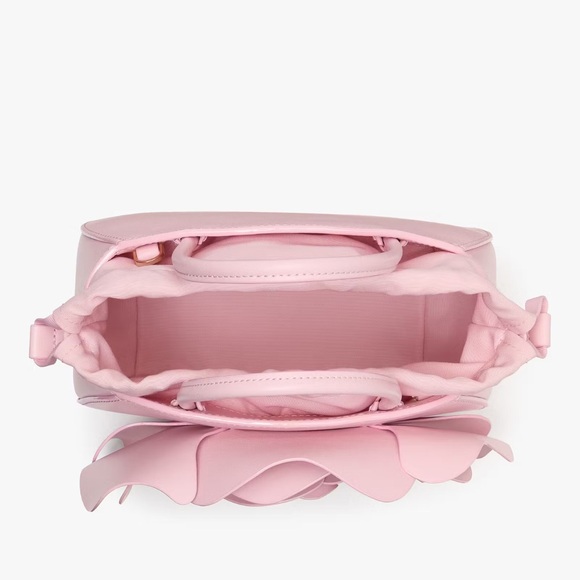 ♠️Kate Spade 3D Rose Flora Floral Leather Tote Crossbody Bag, Pink Horizon NWT - Picture 4 of 5